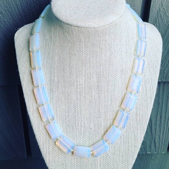 Opalite/ Sea Opal necklace 😍 - Picture 2 of 3